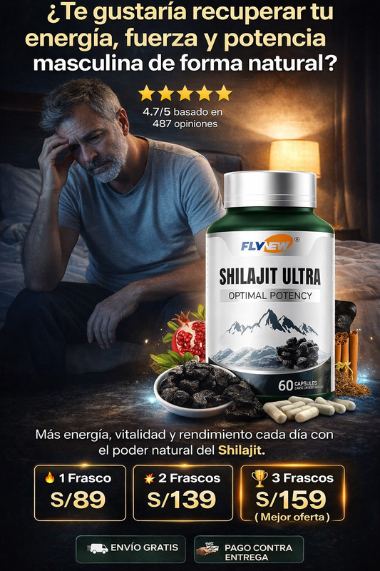 SHILAJIT ULTRA (ENERGÍA NATURAL, FUERZA Y VITALIDAD MASCULINA