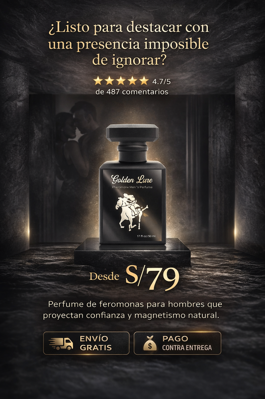 GOLDEN LURE - PERFUME CON FEROMONAS